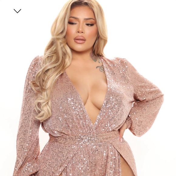 Sequin Jumpsuit - Picture 3 of 7